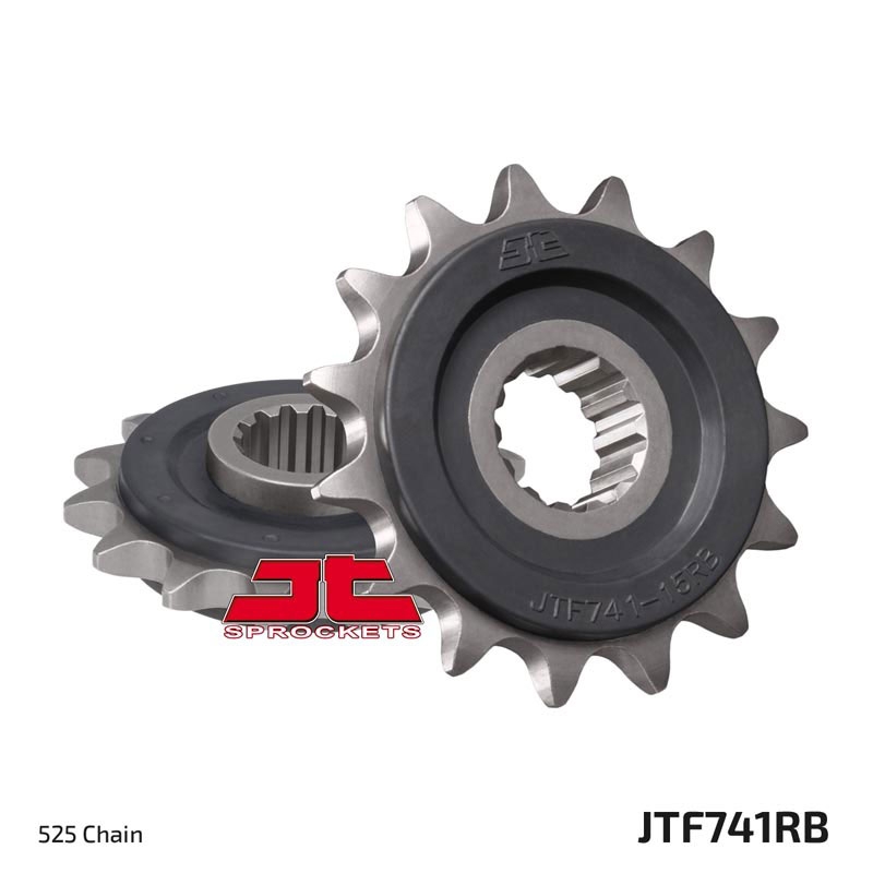 Ritzel JT 15T, 525 rubber cushioned