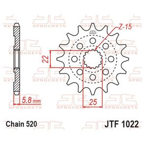 Ritzel JT JTF 1022-15 15T, 520