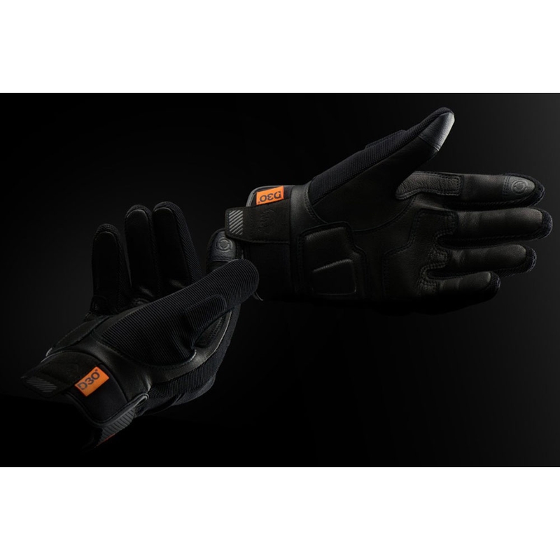 Furygan Jet D3O Evo Motorradhandschuhe schwarz-grün