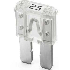 Flachsicherung MIKRO II 25 A 10 Stück.
