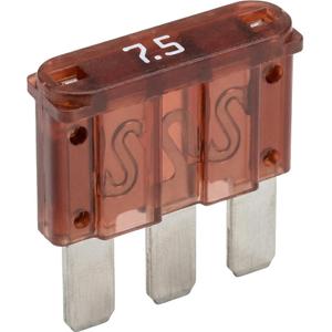 Flachsicherung MIKRO III 7,5 A 10 Stück.