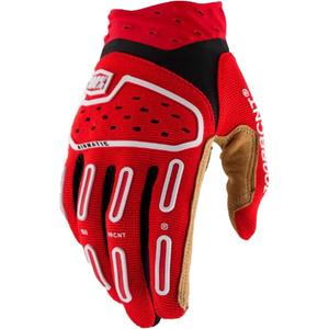 Motocross-Handschuhe 100% Airmatic 2 rot-schwarz