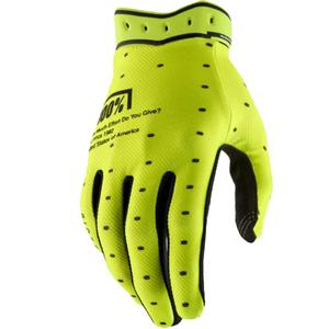 Motocross-Handschuhe 100% Ridefit fluoreszierend gelb