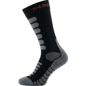 Nanosilver Moto hohe Socken mit silber-schwarz-rot