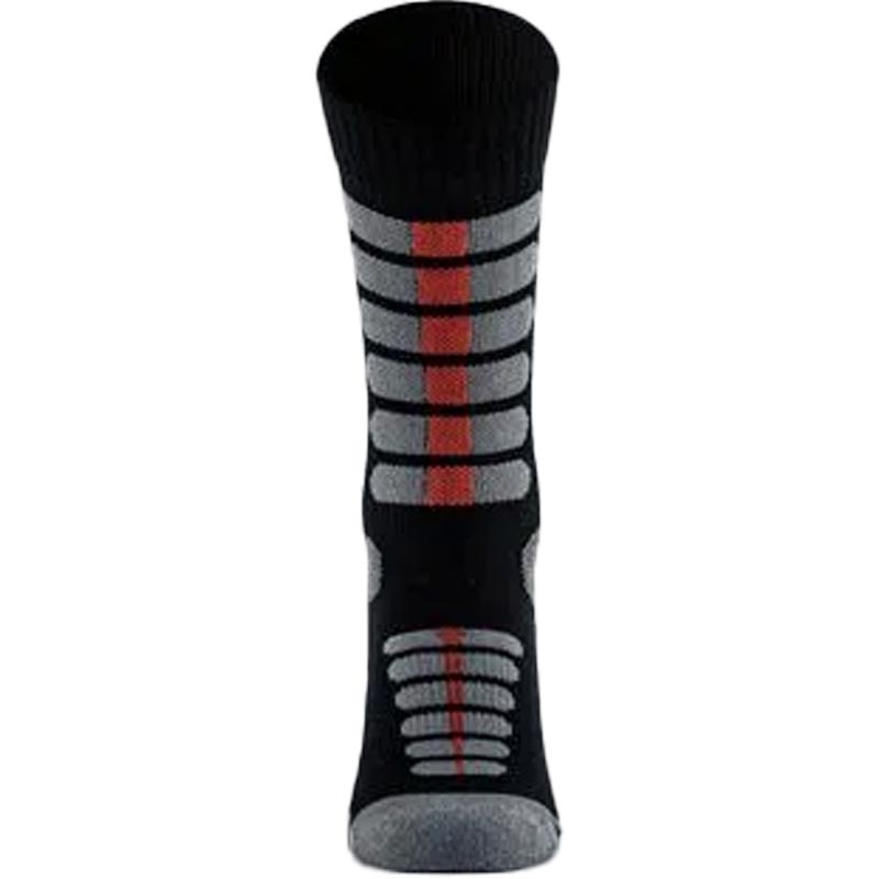 Nanosilver Moto hohe Socken mit silber-schwarz-rot