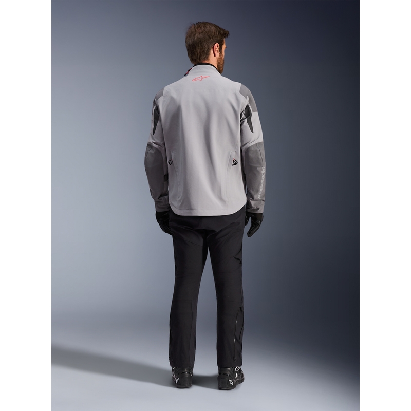 Alpinestars Maxdura Drystar XF Motorradjacke, hellgrau-dunkelgrau
