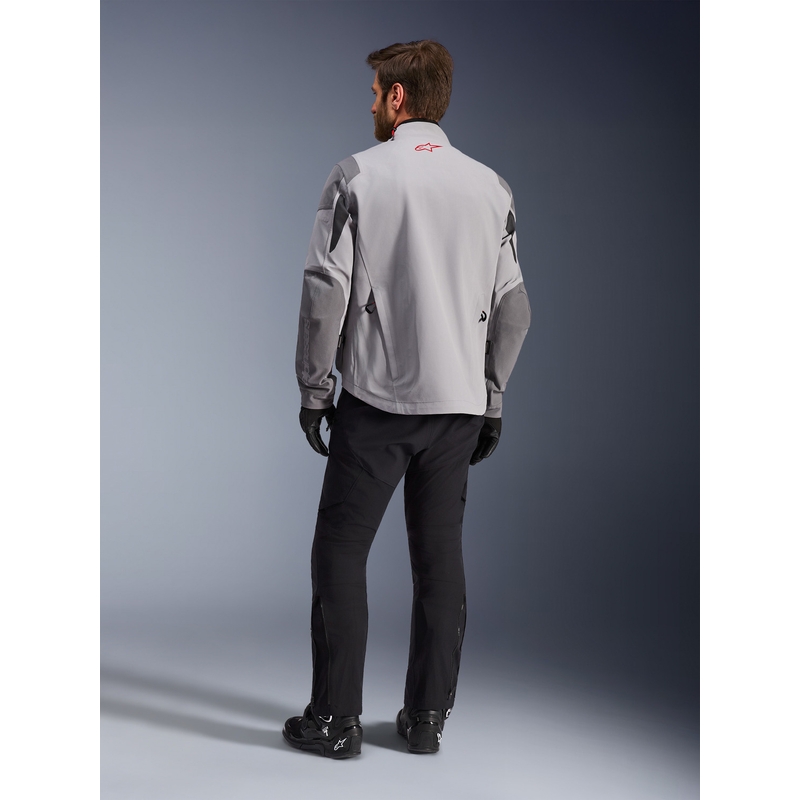 Alpinestars Maxdura Drystar XF Motorradjacke, hellgrau-dunkelgrau