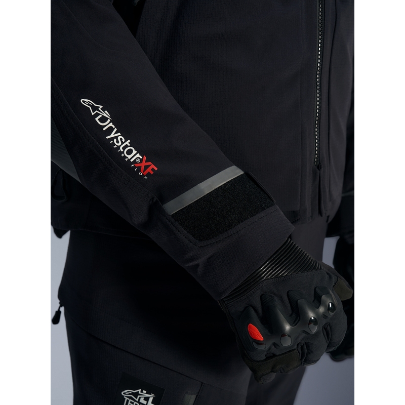 Alpinestars Andes PRO Drystar XF Motorradjacke schwarz-dunkelgrau
