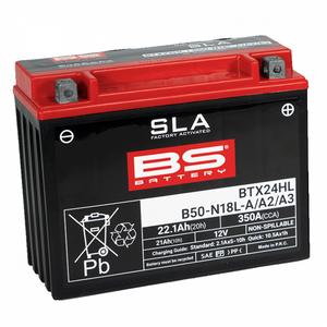 Werkaktivierte Motorradbatterie BS-BATTERY SLA