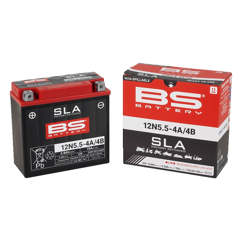 Werkaktivierte Motorradbatterie BS-BATTERY SLA