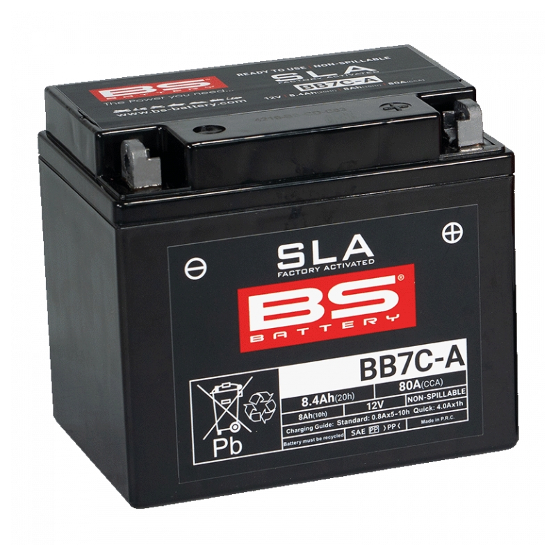 Werkaktivierte Motorradbatterie BS-BATTERY SLA