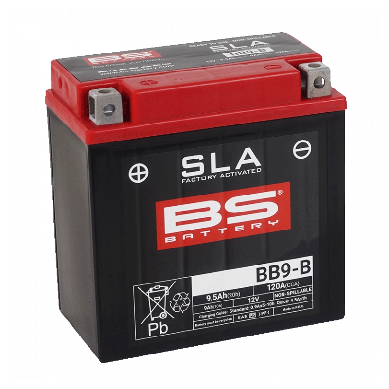 Werkaktivierte Motorradbatterie BS-BATTERY SLA