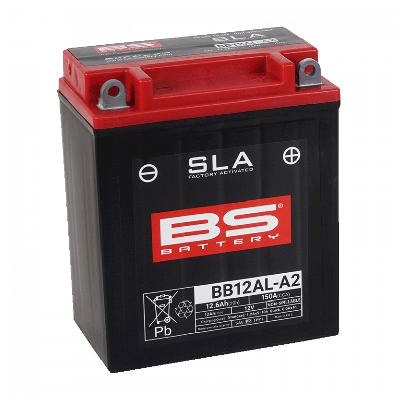 Werkaktivierte Motorradbatterie BS-BATTERY SLA