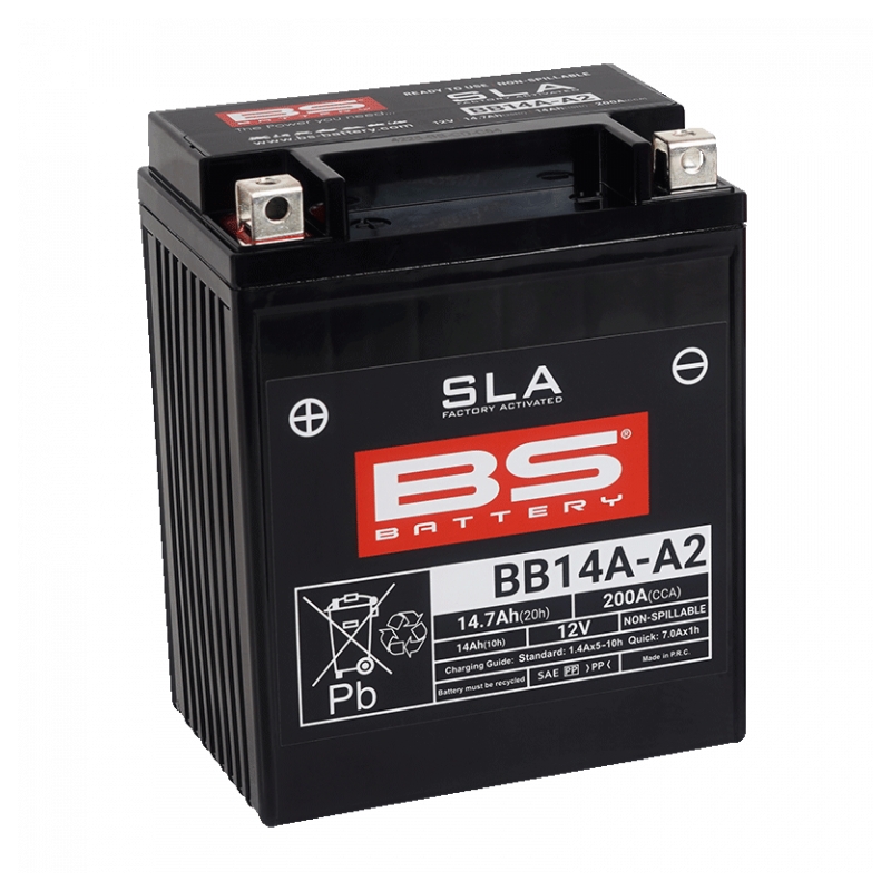 Werkaktivierte Motorradbatterie BS-BATTERY SLA