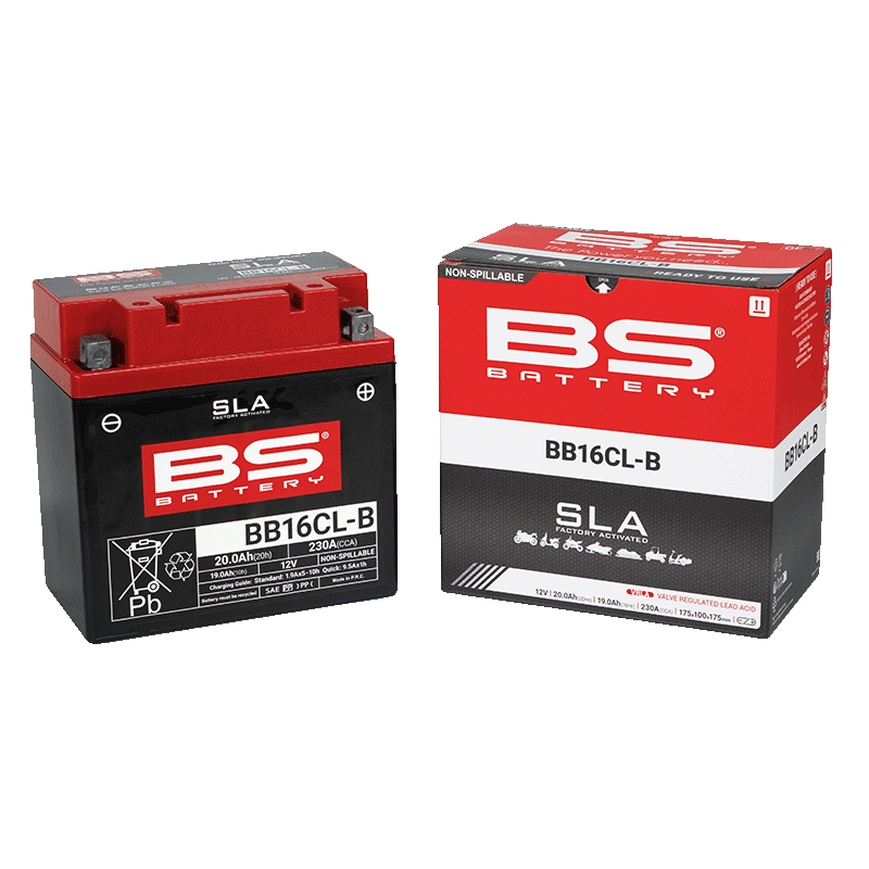 Werkaktivierte Motorradbatterie BS-BATTERY SLA