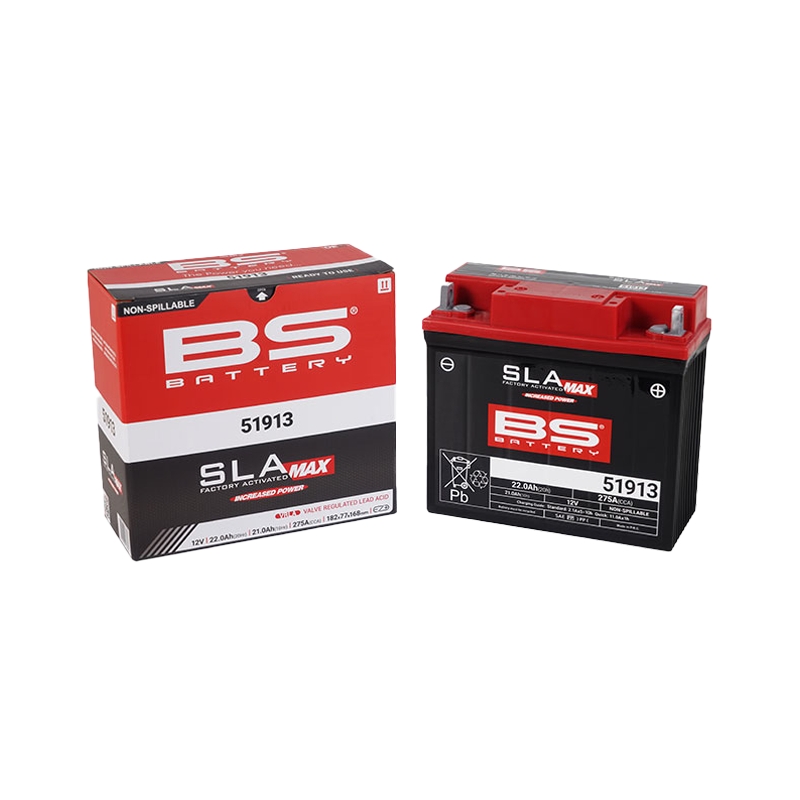 Werkaktivierte Motorradbatterie BS-BATTERY SLA MAX