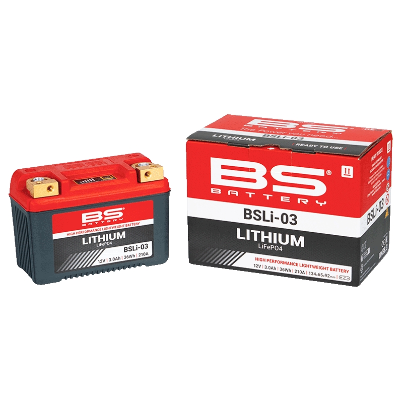 Lithium-Motorradbatterie BS-BATTERY