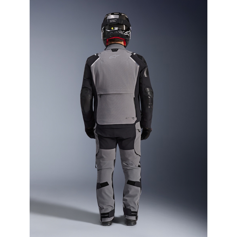 Alpinestars Andes PRO Drystar XF Motorradjacke Dunkelgrau-Schwarz