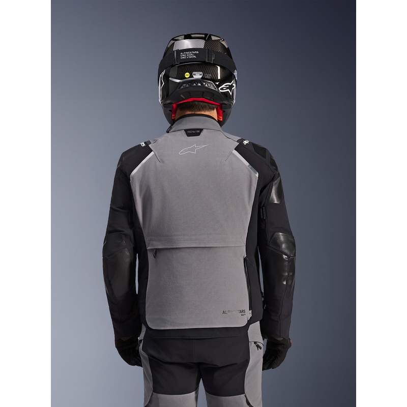 Alpinestars Andes PRO Drystar XF Motorradjacke Dunkelgrau-Schwarz