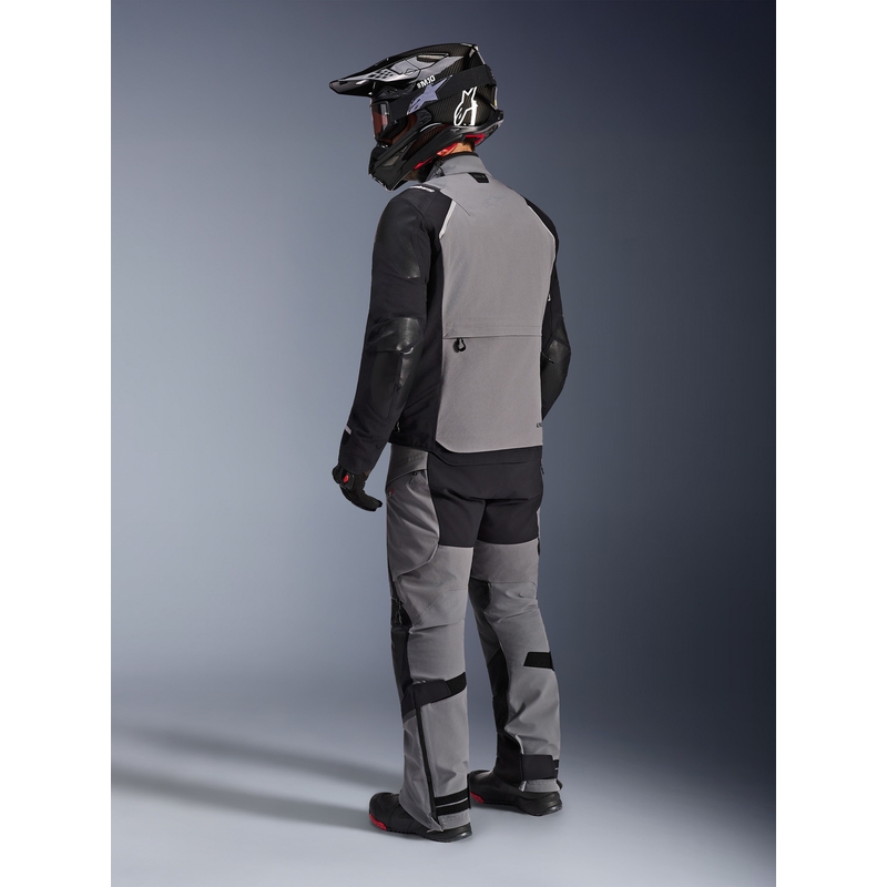 Alpinestars Andes PRO Drystar XF Motorradjacke Dunkelgrau-Schwarz
