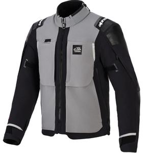 Alpinestars Andes PRO Drystar XF Motorradjacke Dunkelgrau-Schwarz