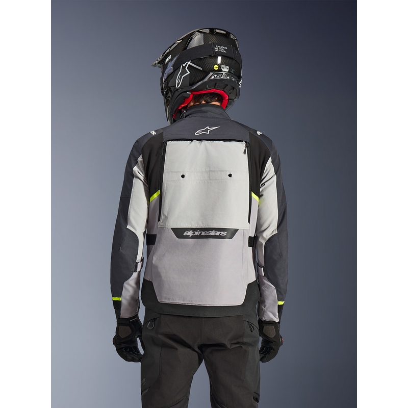 Alpinestars Cusco Drystar Motorradjacke hellgrau-hellblau-dunkelblau