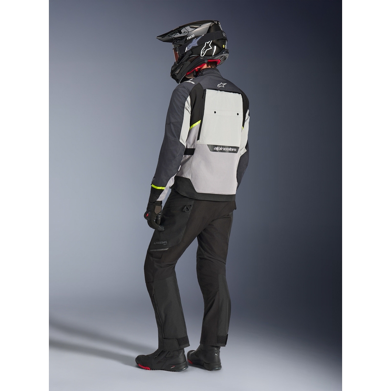 Alpinestars Cusco Drystar Motorradjacke hellgrau-hellblau-dunkelblau