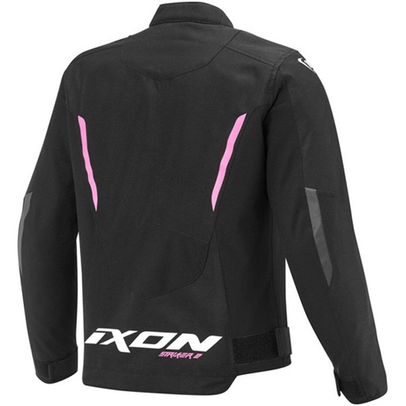 Kinder-Motorradjacke IXON Striker 2 schwarz-fluoreszierend pink