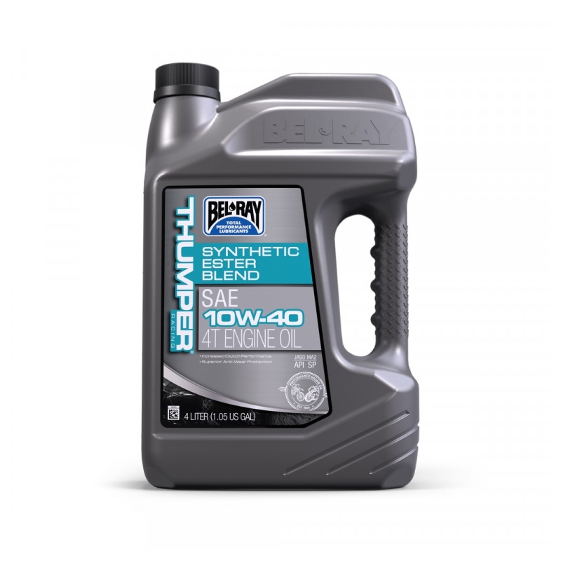 Motoröl Bel-Ray THUMPER RACING SYNTHETIC ESTER BLEND 4T 10W-40 4 l