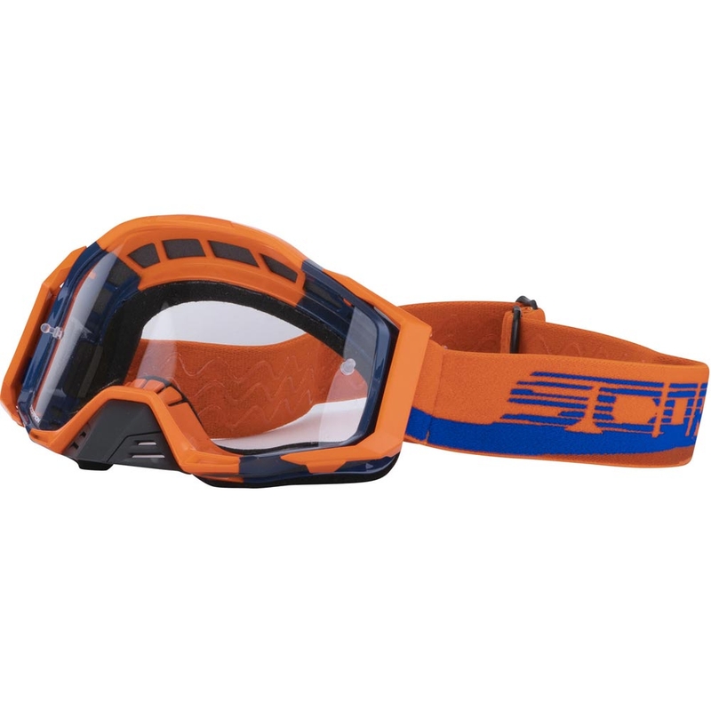 Scorpion MX Mask orange-blaue Motocross-Brille
