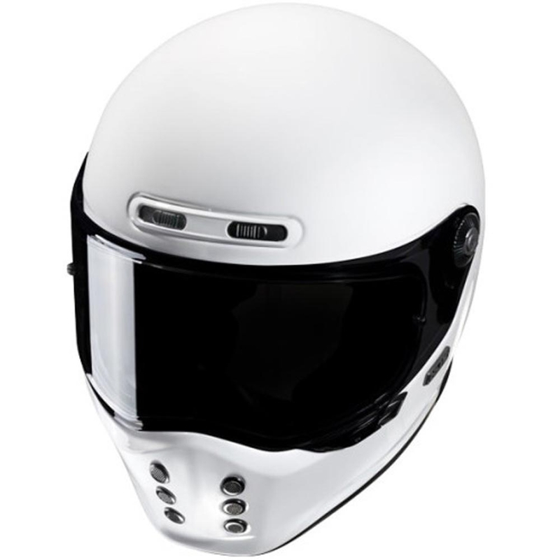 HJC V10 Solid Integralhelm, weiß