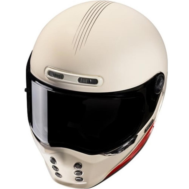Integralhelm HJC V10 Tami MC1 rot-beige