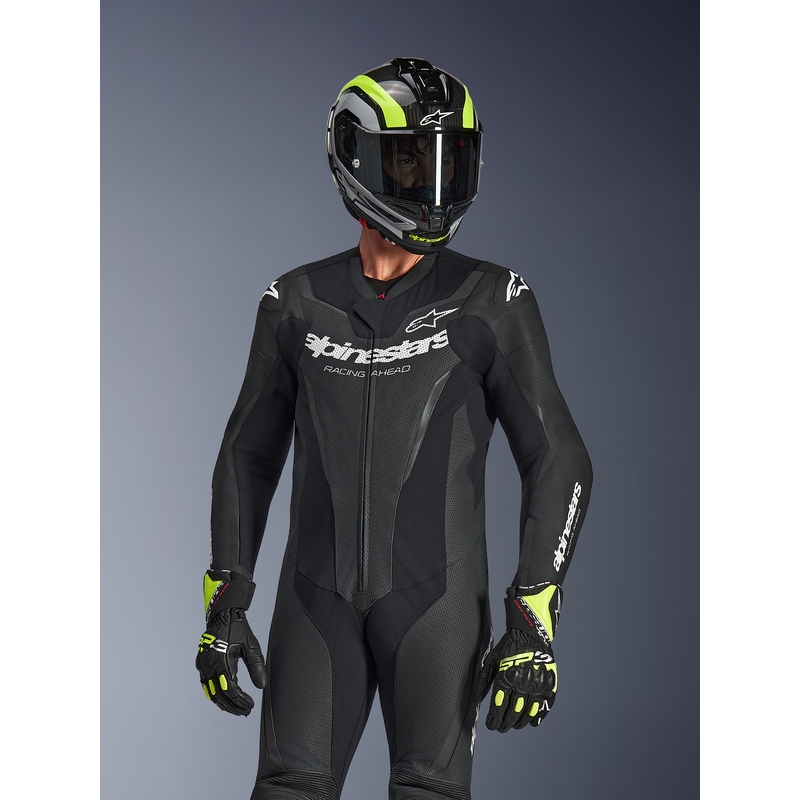 Alpinestars GP FORCE V2 Einteiler-Motorradanzug schwarz-weiß