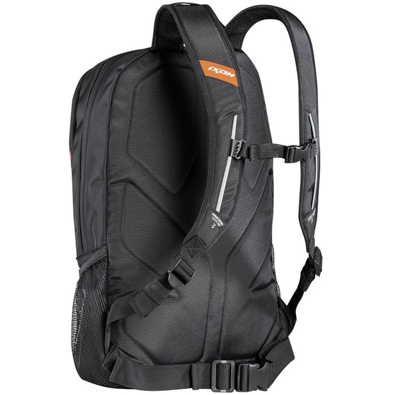 Motorradrucksack IXON R-Tension 23 schwarz-weiß-gold
