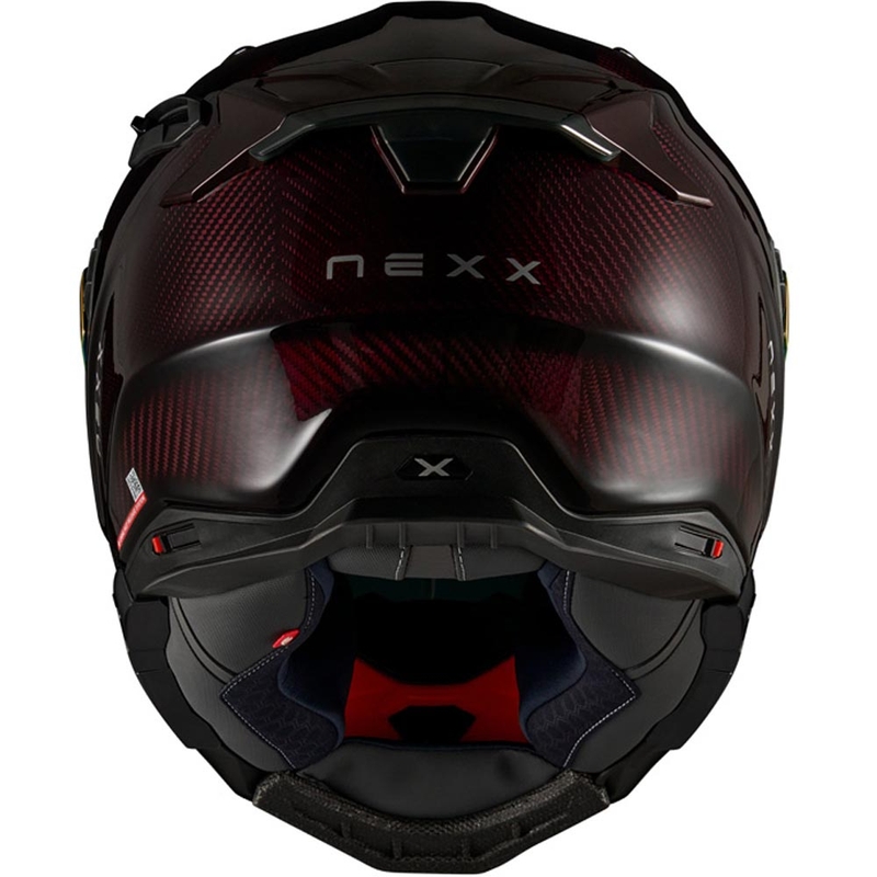 Nexx X.WST3 Lava Carbon Integralhelm für Motorräder, rot