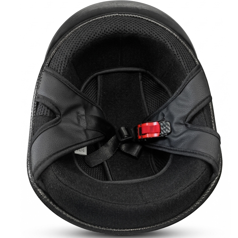 Offener Helm MotoZem schwarz