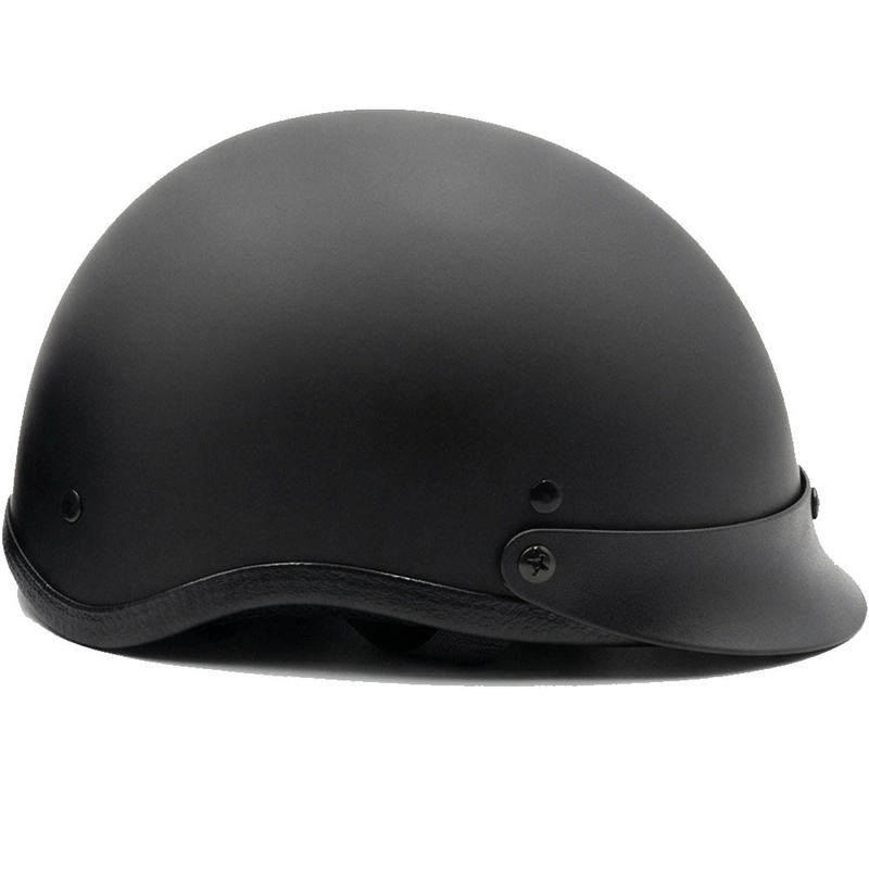 Offener Helm MotoZem schwarz