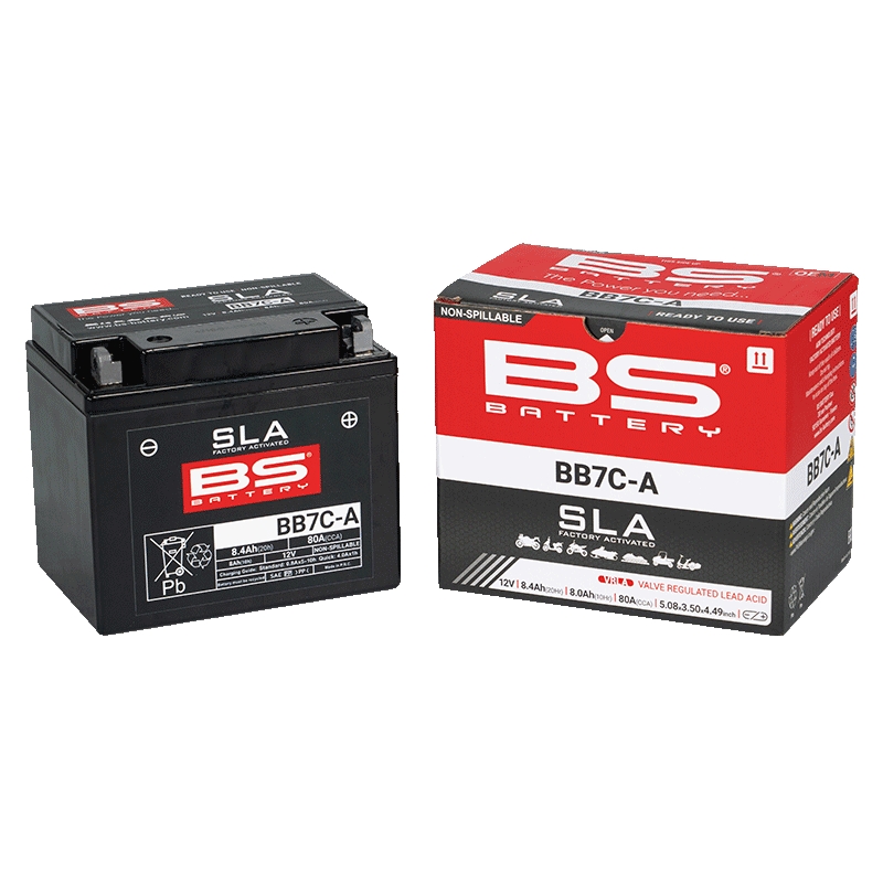 Werkaktivierte Motorradbatterie BS-BATTERY SLA
