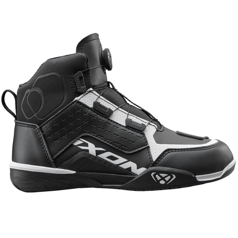Damen-Motorradstiefel IXON Vyper WP schwarz-weiß
