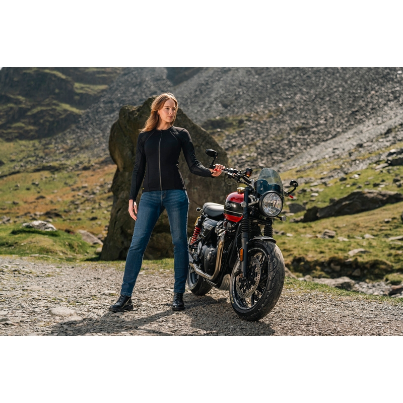 Knox Urbane PRO Mk3 Damen-Motorradjacke schwarz