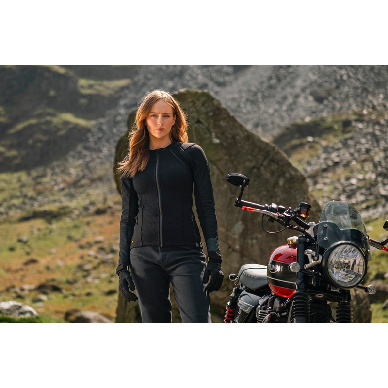 Knox Urbane PRO Mk3 Damen-Motorradjacke schwarz