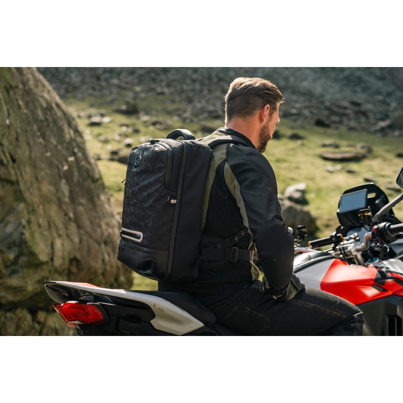 Knox Eda Every Day Adventure Motorradrucksack 25 l schwarz