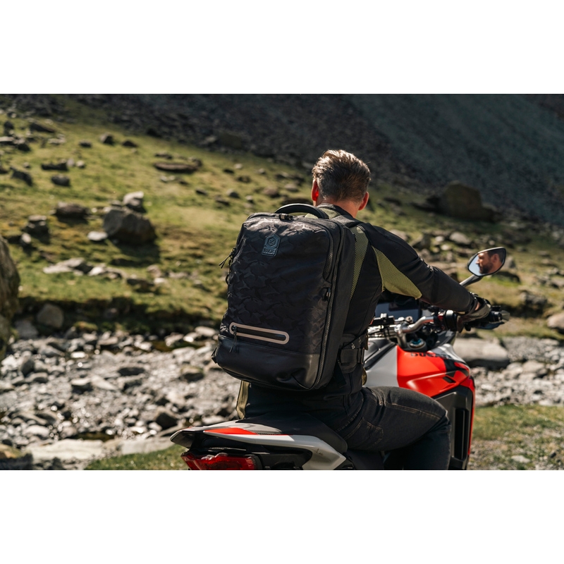 Knox Eda Every Day Adventure Motorradrucksack 25 l schwarz