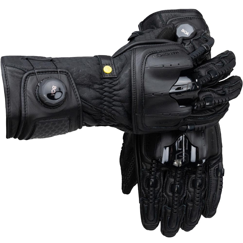 Knox Handroid All Black Mk5 Motorradhandschuhe Schwarz