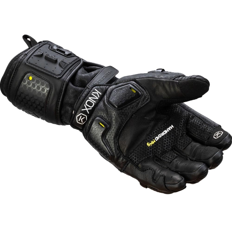 Knox Handroid All Black Mk5 Motorradhandschuhe Schwarz