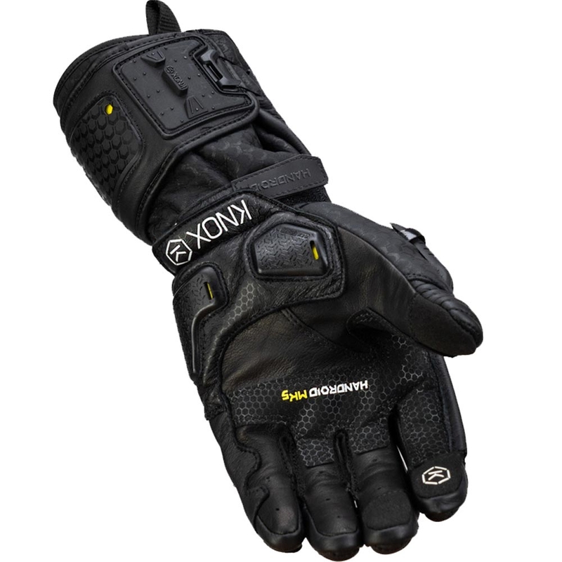 Knox Handroid All Black Mk5 Motorradhandschuhe Schwarz