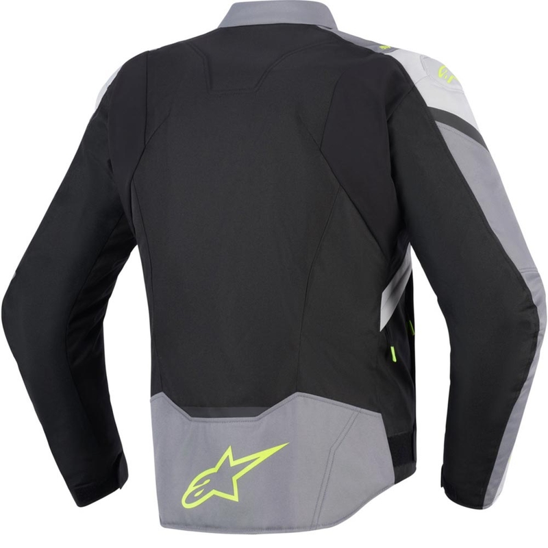 Alpinestars T-JAWS V4 Wasserdichte Motorradjacke Schwarz-Hellgrau-Grau