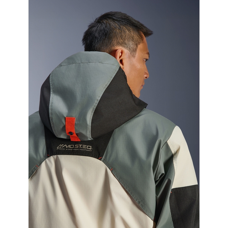 Alpinestars Mospher Wasserdichte Motorradjacke grau-schwarz