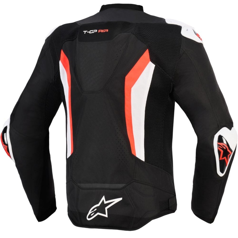 Alpinestars T-GP AIR Motorradjacke schwarz-fluoreszierend rot