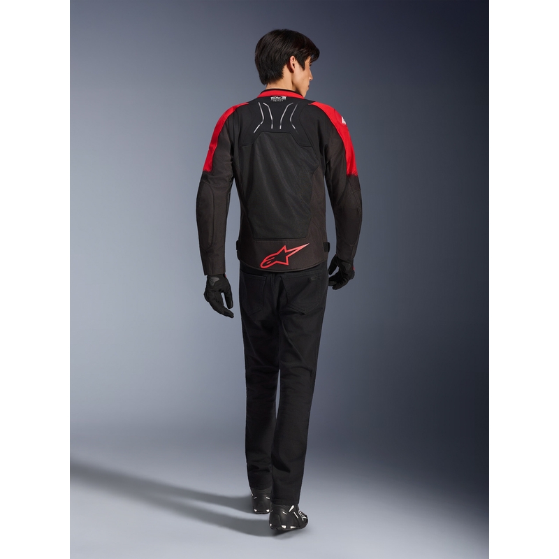 Alpinestars SMX Air Motorradjacke rot-schwarz